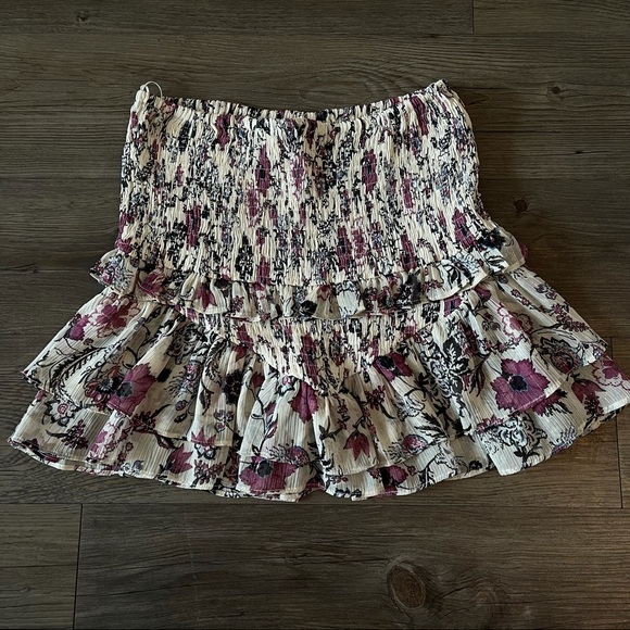 Zara Metallic printed skirt - Picture 5 of 7